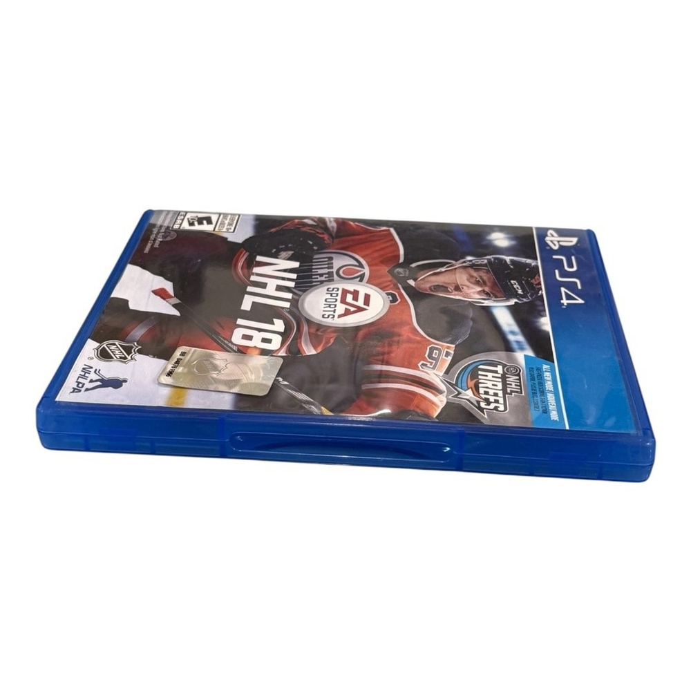 NHL 18 PS4 Video Game Complete EA Sports Hockey NHL Threes Mode Tested Disc Case - Picture 3 of 10